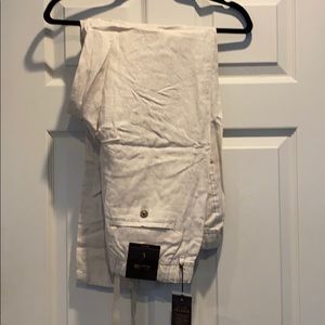 Tasso Elba Island linen drawstring pants